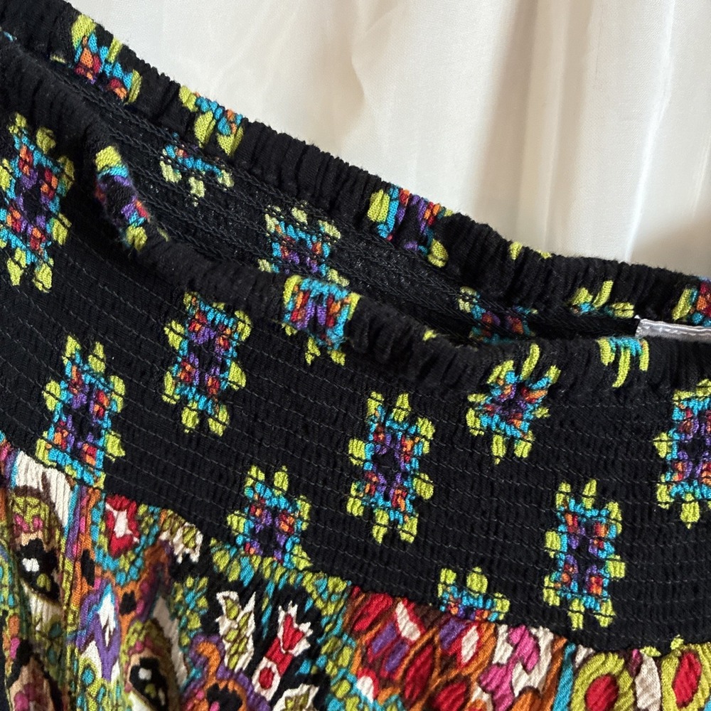 bila Flowy Skirt Boho Hippie Witchy Asymmetrical - Picture 7 of 10